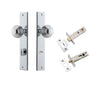 Iver Door Knob Guildford Rectangular Privacy Polished Chrome Inbuilt Privacy Kit