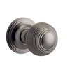 Iver Door Knob Guildford Round Rose Concealed Fix Pair Satin Nickel