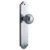 Iver Door Knob Guildford Shouldered Latch Pair Brushed Chrome