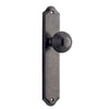 Iver Door Knob Guildford Shouldered Latch Pair Distressed Nickel