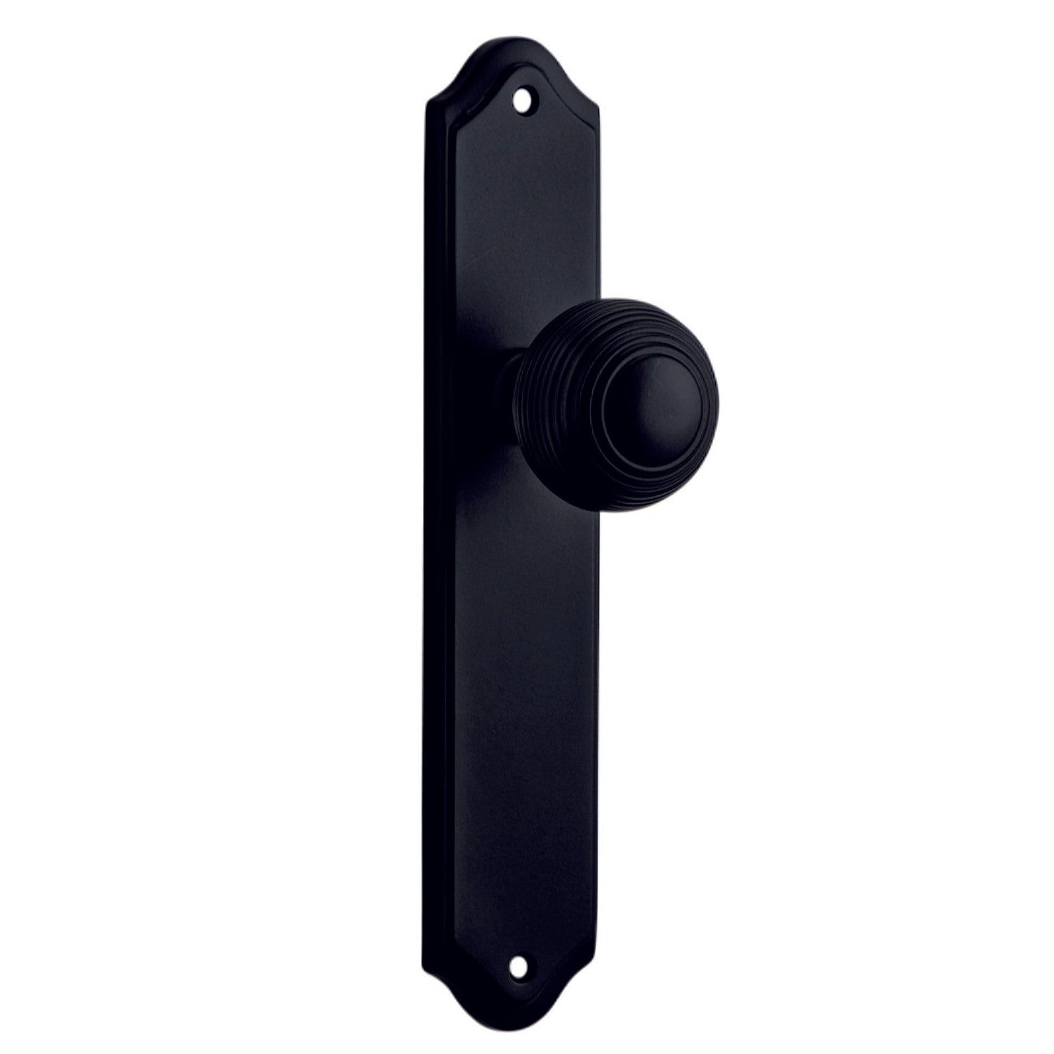 Iver Door Knob Guildford Shouldered Latch Pair Matt Black