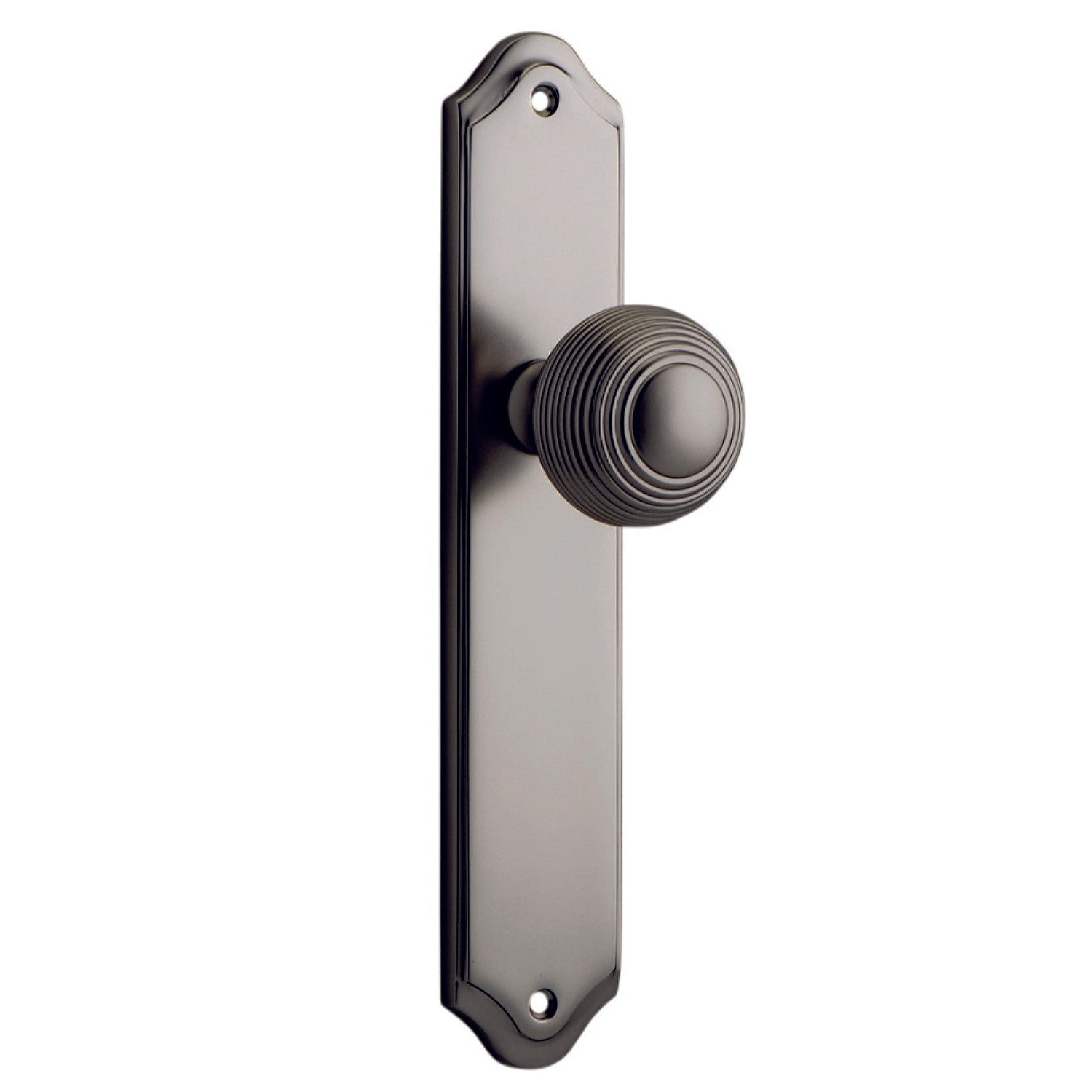 Iver Door Knob Guildford Shouldered Latch Pair Satin Nickel