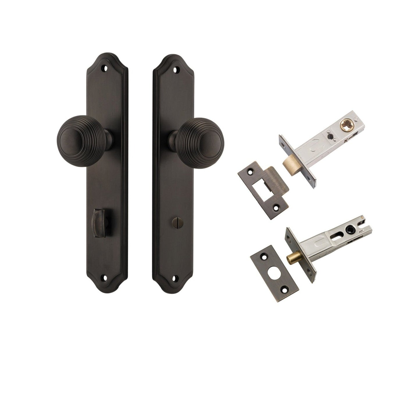 Iver Door Knob Guildford Shouldered Privacy Signature Brass Inbuilt Privacy Kit