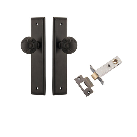 Iver Door Knob Guildford Stepped Latch Signature Brass Passage Kit
