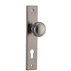 Iver Door Knob Paddington Chamfered Euro Pair Distressed Nickel