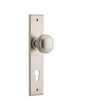 Iver Door Knob Paddington Chamfered Euro Pair Satin Nickel