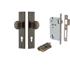 Iver Door Knob Paddington Chamfered Key/Key Signature Brass Entrance Kit