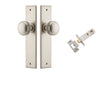 Iver Door Knob Paddington Chamfered Satin Nickel Passage Kit