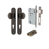 Iver Door Knob Paddington Oval Euro Key/Key Signature Brass Entrance Kit