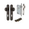 Iver Door Knob Paddington Oval Euro Key/Thumb Signature Brass Entrance Kit