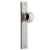 Iver Door Knob Paddington Rectangular Latch Pair Polished Nickel