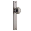 Iver Door Knob Paddington Rectangular Latch Pair Satin Nickel