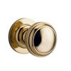 Iver Door Knob Paddington Round Rose Concealed Fix Pair Polished Brass