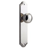 Iver Door Knob Paddington Shouldered Latch Pair Polished Nickel