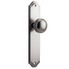 Iver Door Knob Paddington Shouldered Latch Pair Satin Nickel