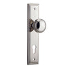 Iver Door Knob Paddington Stepped Euro Pair Polished Nickel