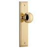 Iver Door Knob Paddington Stepped Latch Pair Polished Brass