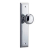 Iver Door Knob Paddington Stepped Latch Pair Polished Chrome