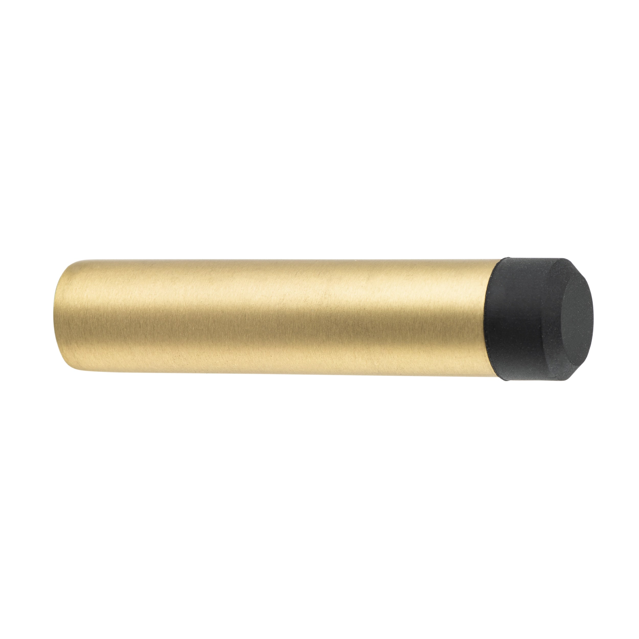 Iver Door Stop Concealed Fix Pencil Brushed Brass D16xP75mm