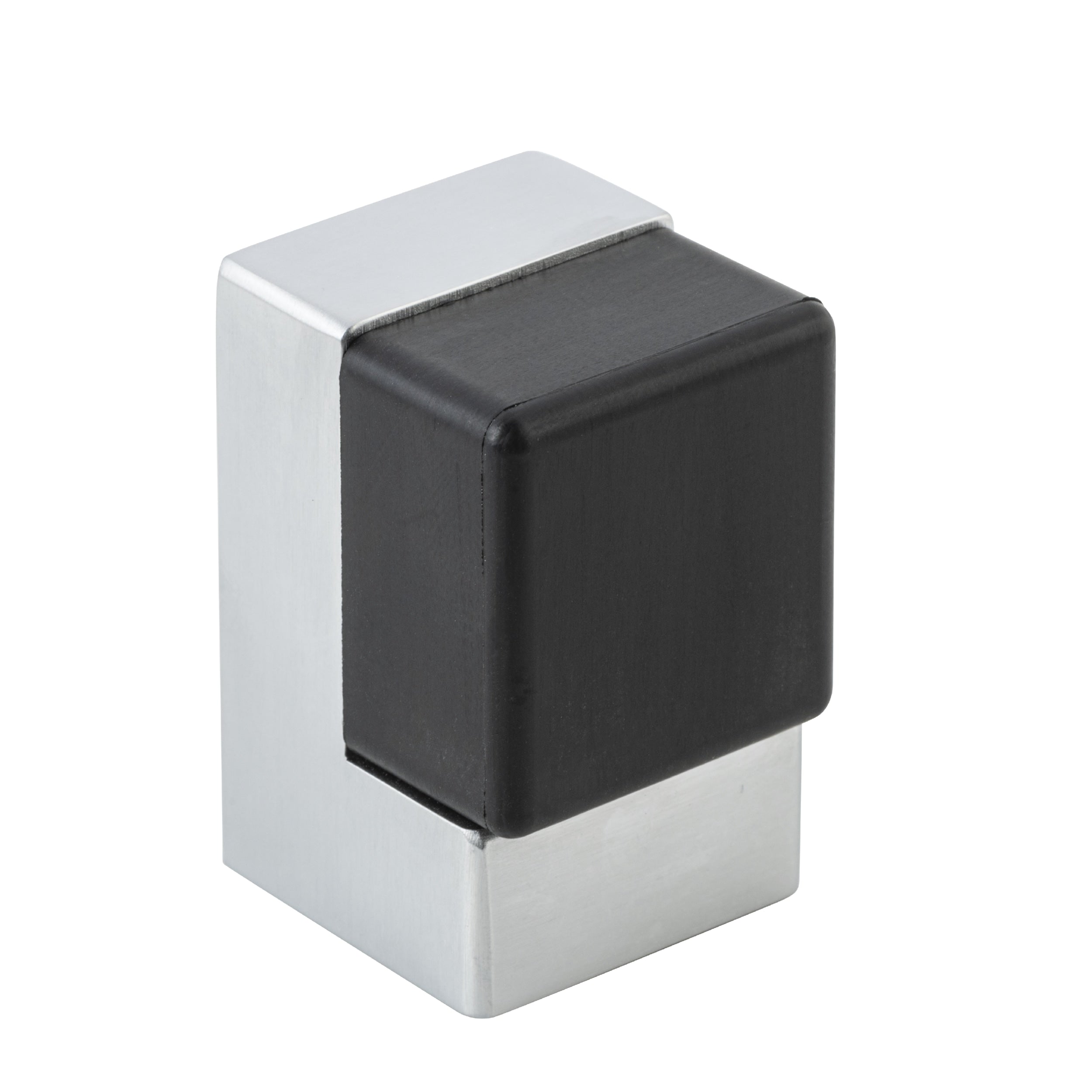 Iver Door Stop Square Brushed Chrome H50xW32xD35mm