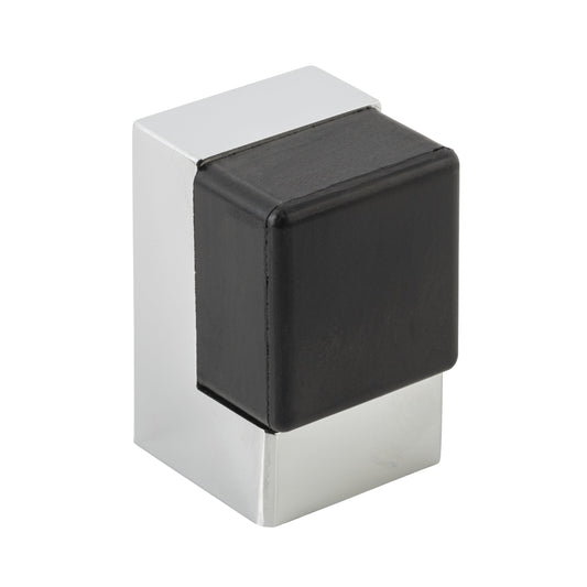 Iver Door Stop Square Polished Chrome H50xW32xD35mm