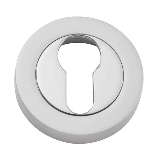 Iver Escutcheon Euro Concealed Fix Round Pair Satin Nickel