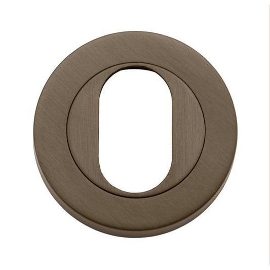 Iver Escutcheon Oval Round Pair Signature Brass