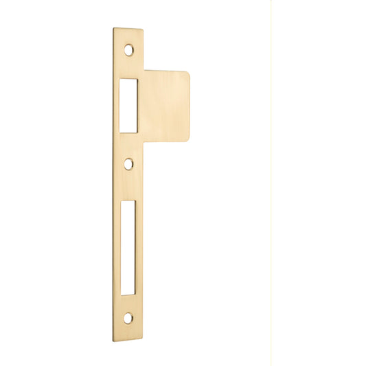 Iver Extended Striker Polished Brass W63mm