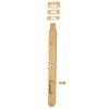 Iver Flush Bolt Locking Brushed Brass H300mm