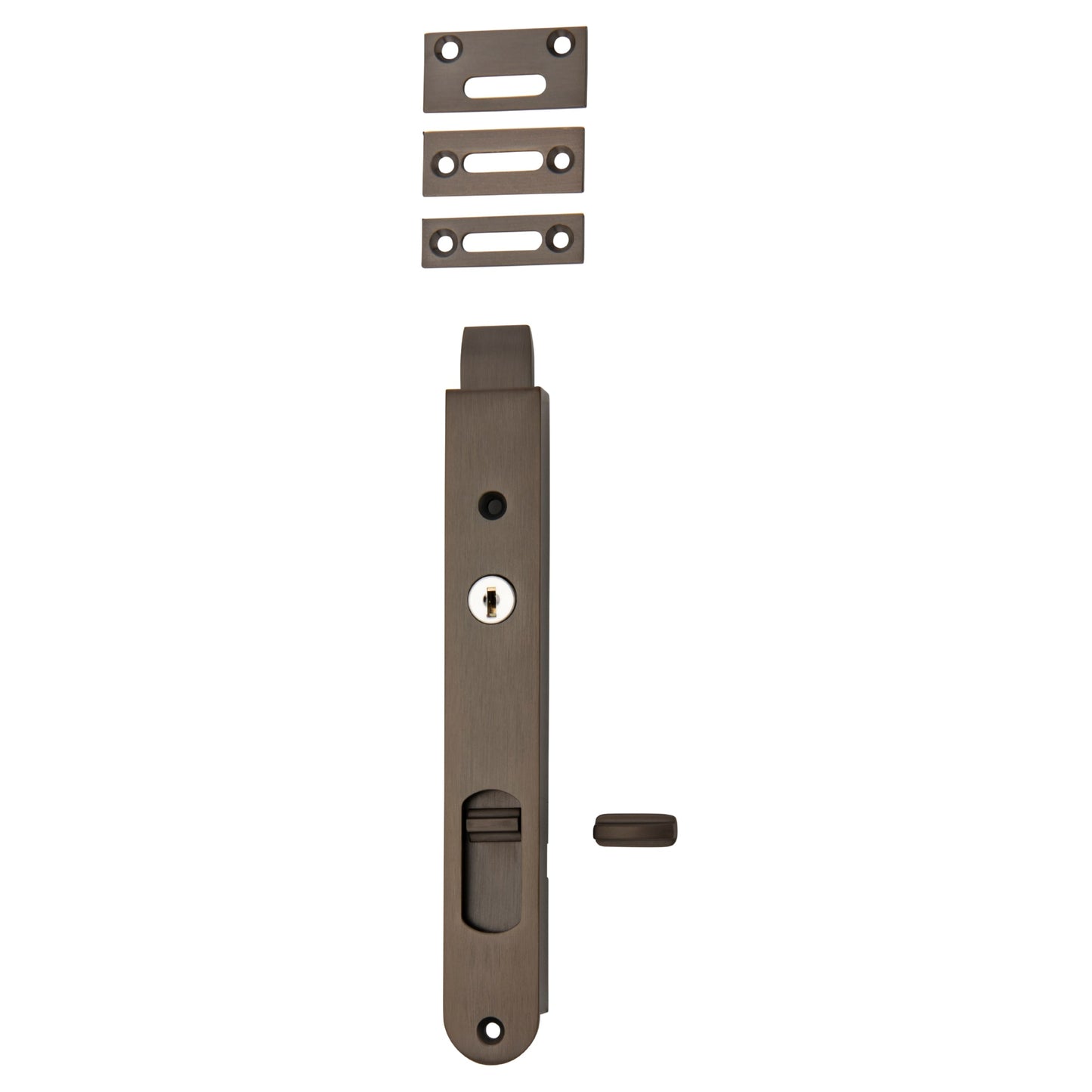 Iver Flush Bolt Locking Signature Brass H200mm