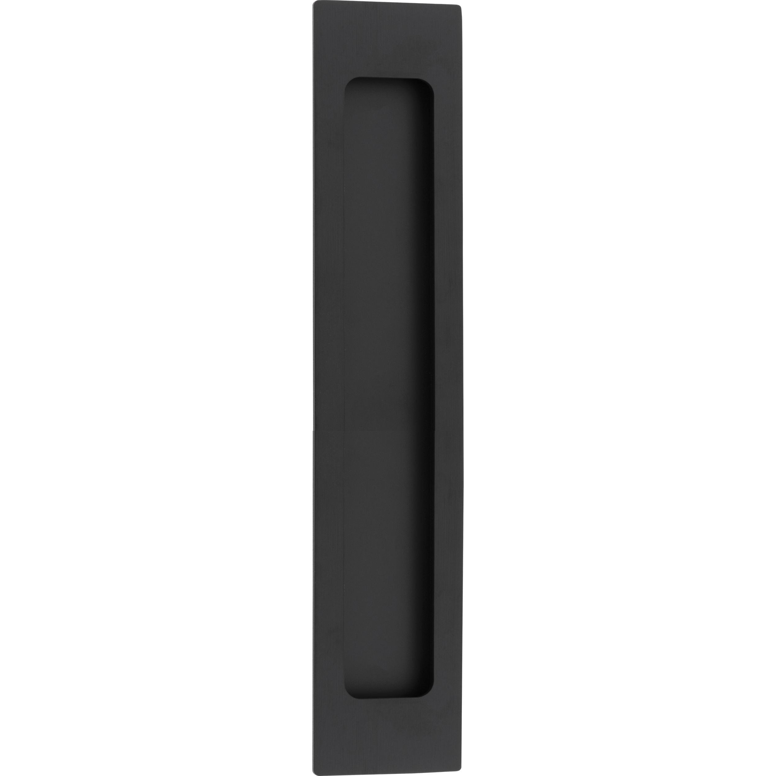 Iver Flush Pull Rectangular Matt Black H225xW45xP2.5mm