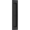 Iver Flush Pull Rectangular Matt Black H225xW45xP2.5mm