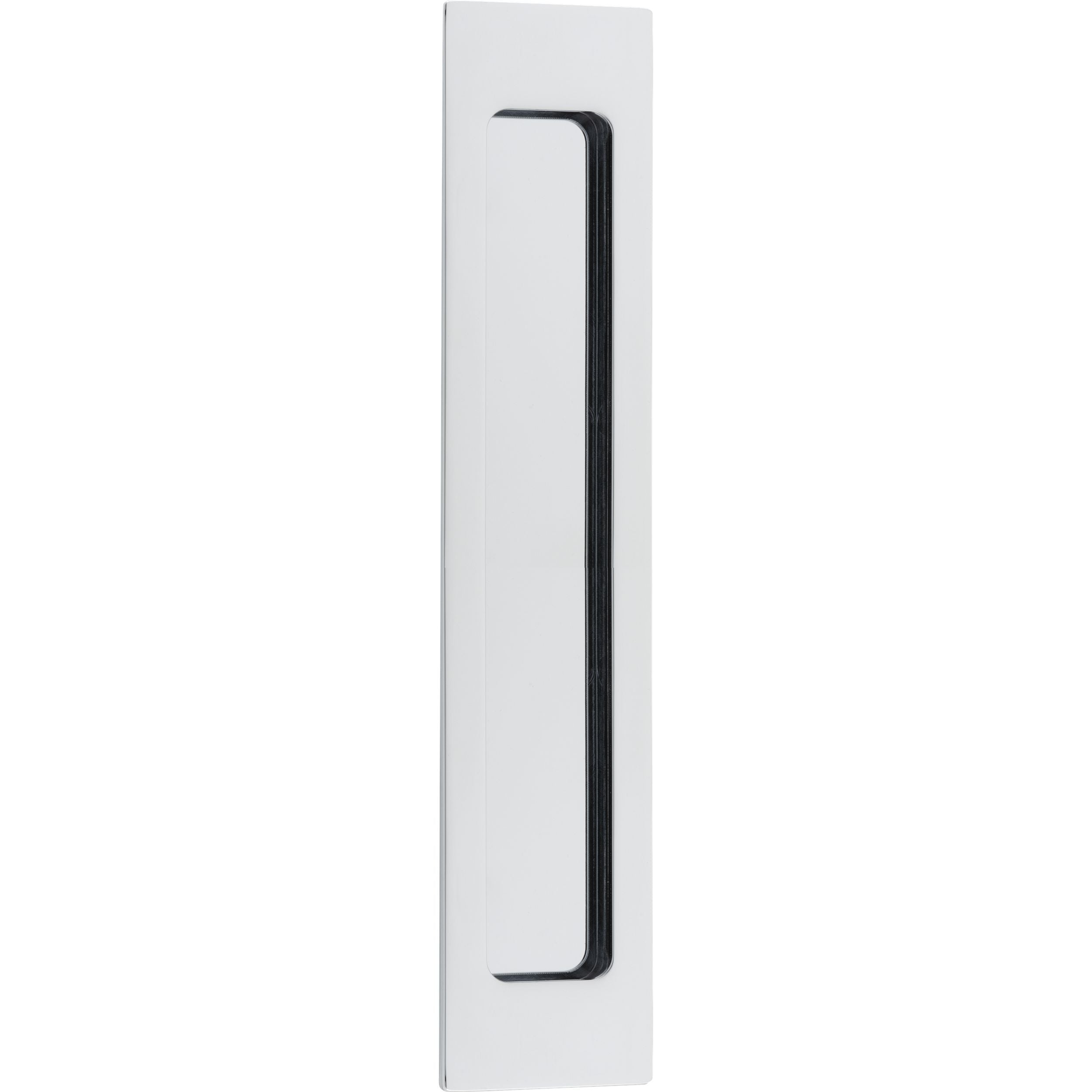 Iver Flush Pull Rectangular Polished Chrome H225xW45xP2.5mm