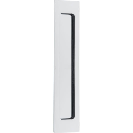 Iver Flush Pull Rectangular Polished Chrome H225xW45xP2.5mm