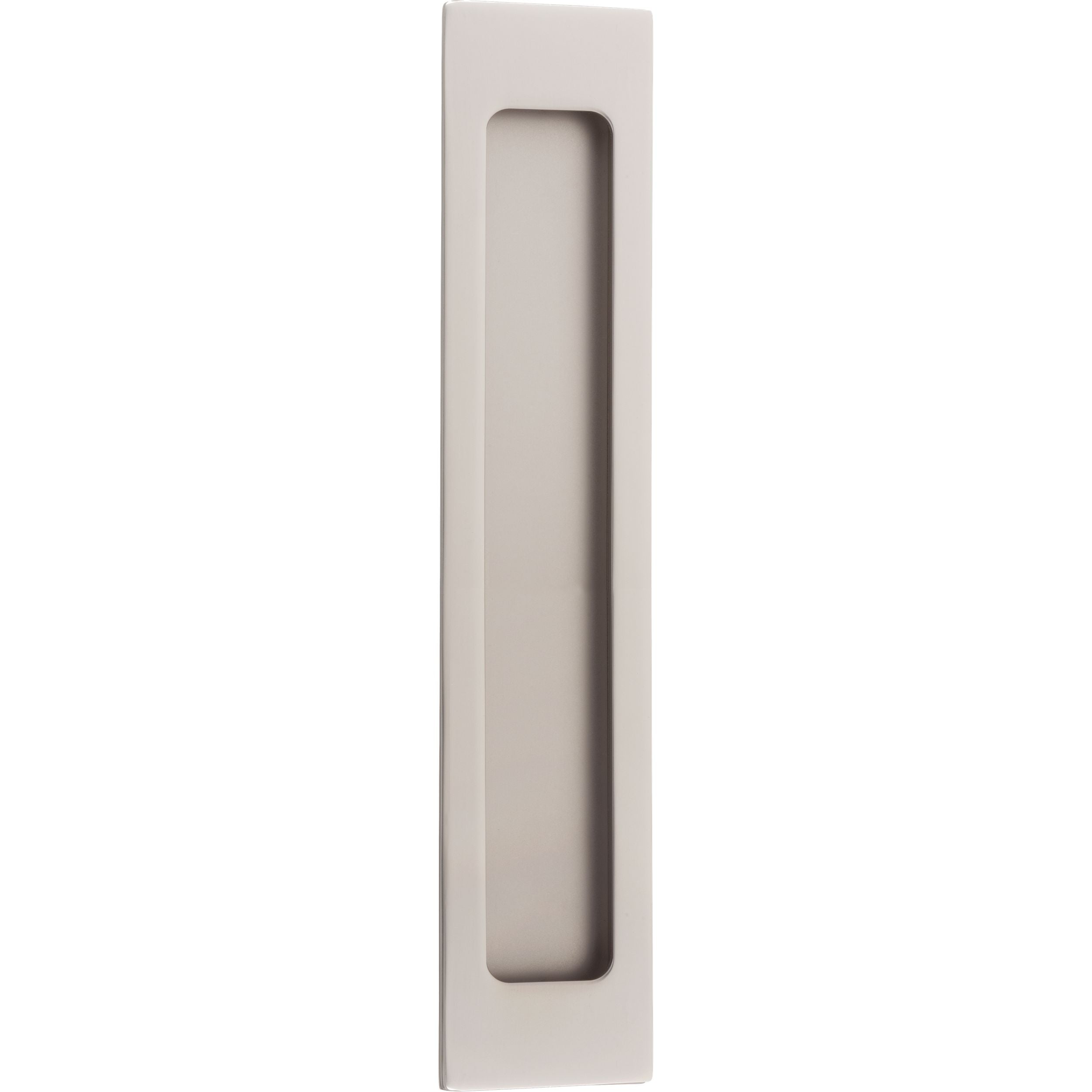 Iver Flush Pull Rectangular Satin Nickel H225xW45xP2.5mm