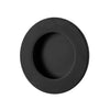 Iver Flush Pull Round Matt Black D64xP2.5mm