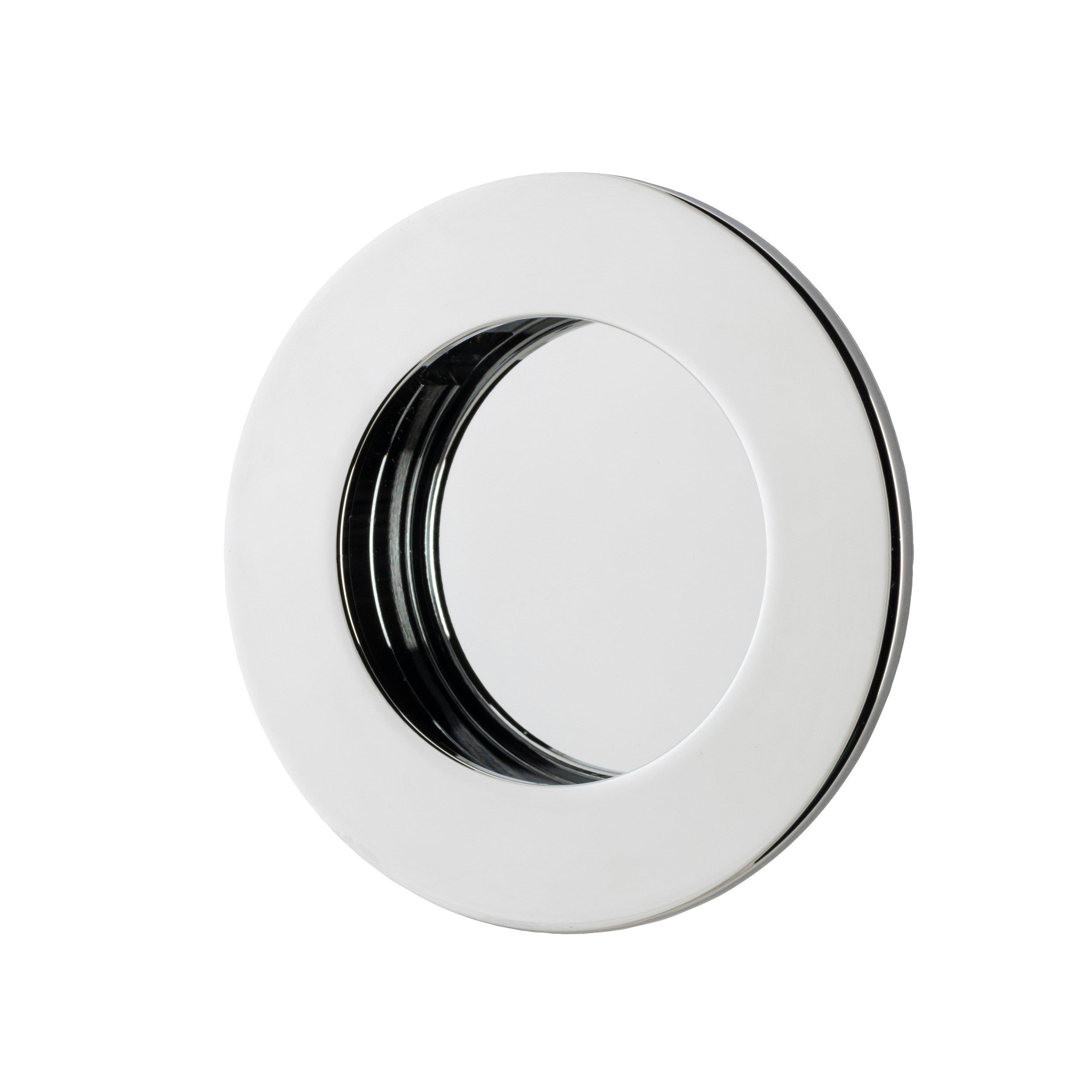 Iver Flush Pull Round Polished Chrome D64xP2.5mm