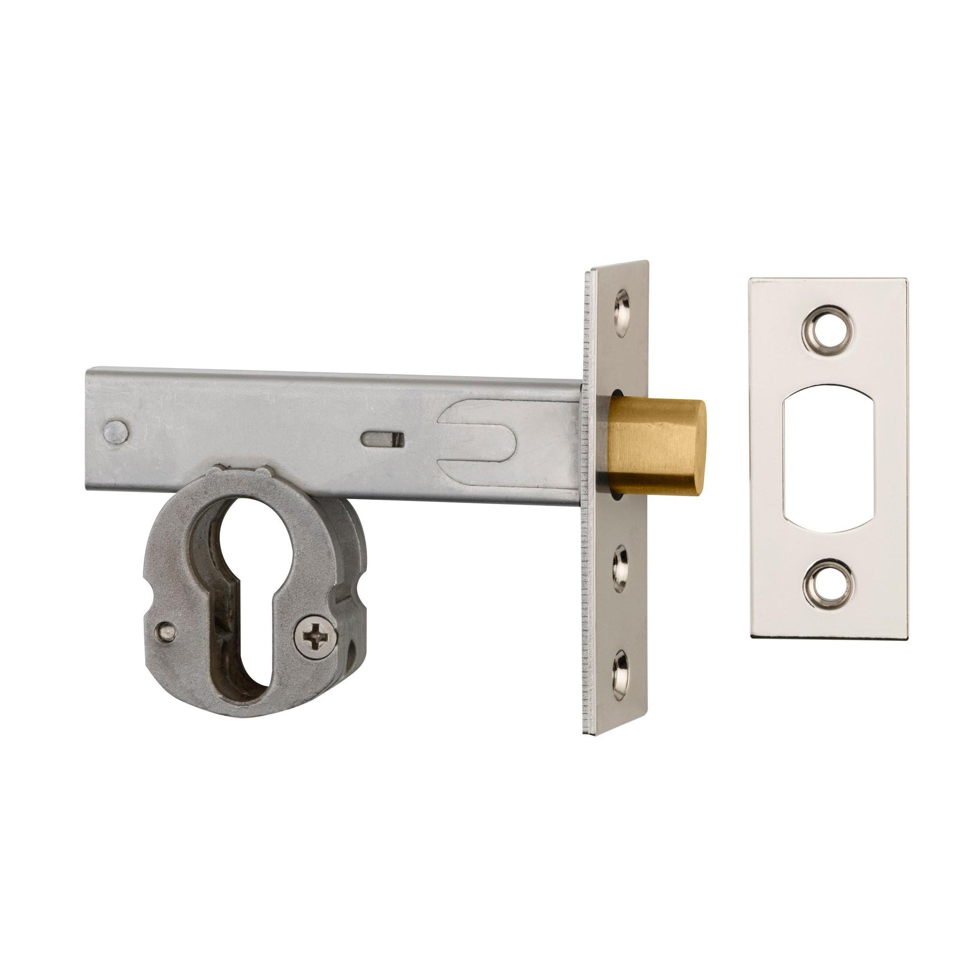 Iver Mortice Deadbolt Euro Polished Nickel Backset 60mm