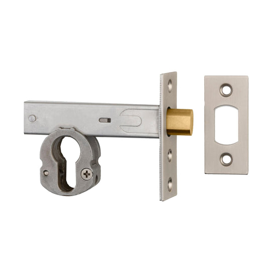 Iver Mortice Deadbolt Euro Satin Nickel Backset 60mm