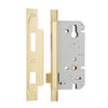 Iver Mortice Lock Euro Rebated Brushed Gold PVD CTC85mm Backset 60mm