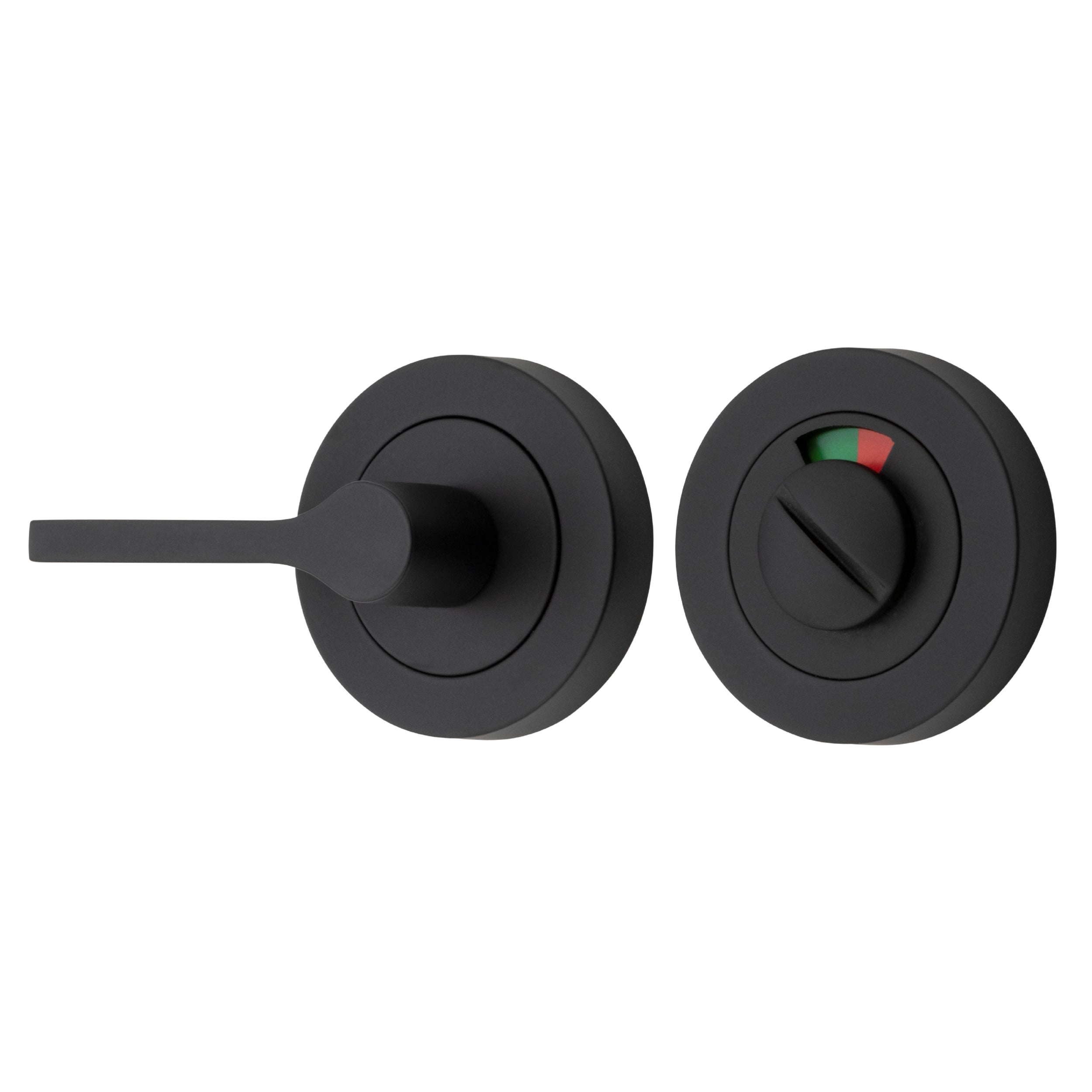 Iver Privacy Turn Accessibility With Indicator Round Matt Black