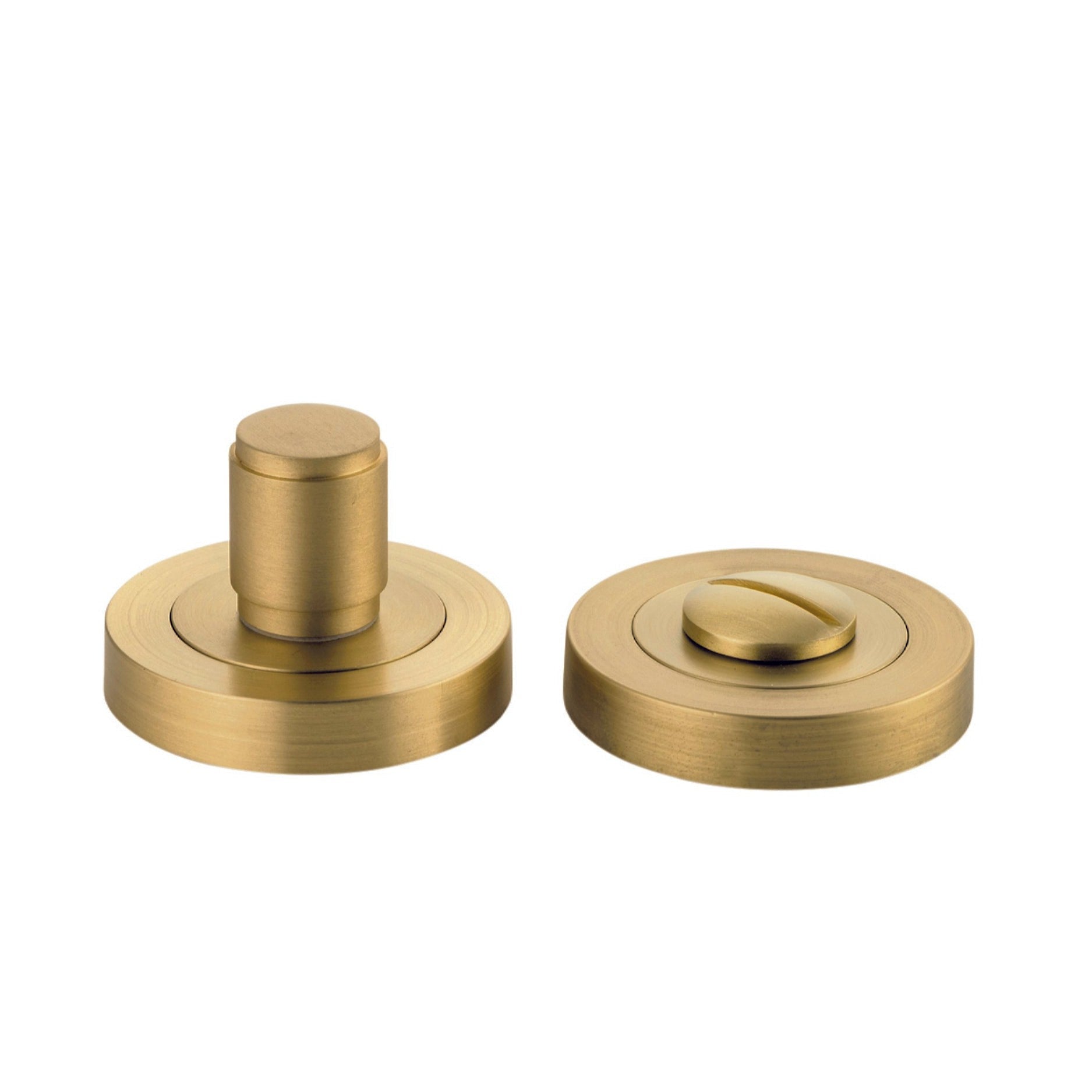 Iver Privacy Turn Berlin Concealed Fix Round Brushed Brass