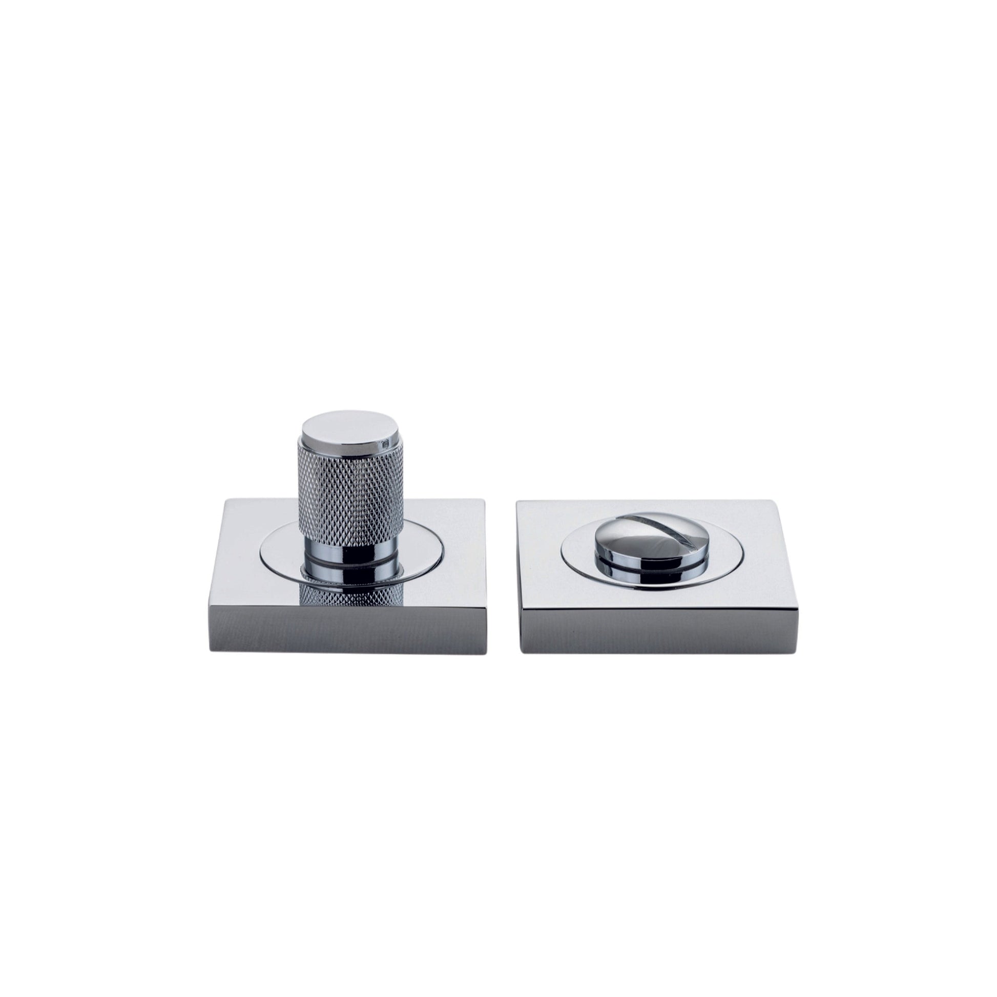 Iver Privacy Turn Brunswick Concealed Fix Square Knurled Polished Chrome