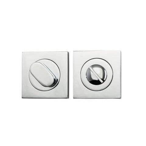 Iver Privacy Turn Oval Concealed Fix Square Polished Chrome