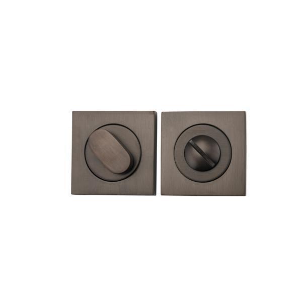 Iver Privacy Turn Oval Concealed Fix Square Signature Brass
