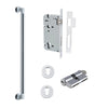 Iver Pull Handle Berlin Key/Key Polished Chrome Entrance Kit L485mm