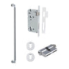 Iver Pull Handle Berlin Key/Key Polished Chrome Entrance Kit L635mm