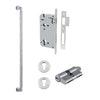 Iver Pull Handle Brunswick Key/Key Brushed Chrome Entrance Kit L635mm