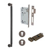 Iver Pull Handle Brunswick Key/Thumb Signature Brass Entrance Kit L485mm