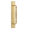 Iver Pull Handle Sarlat Backplate Brushed Brass 380mm